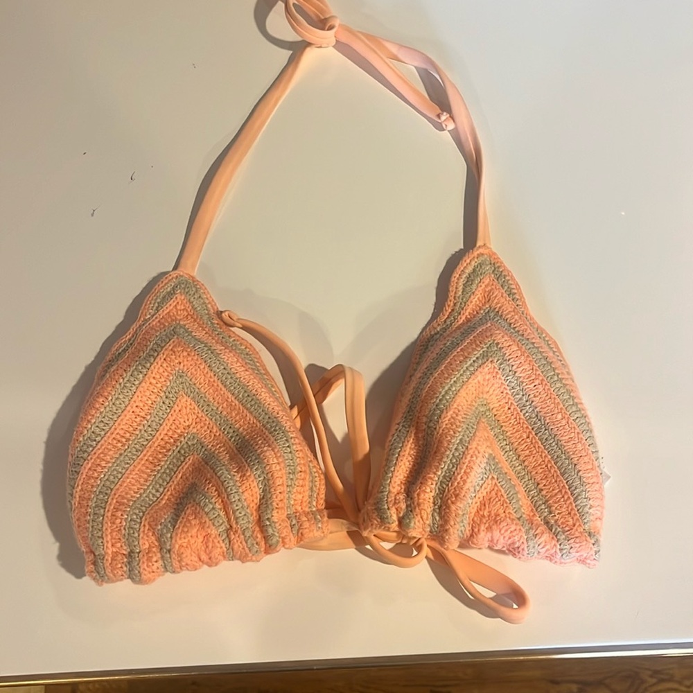 Crochet bikini top